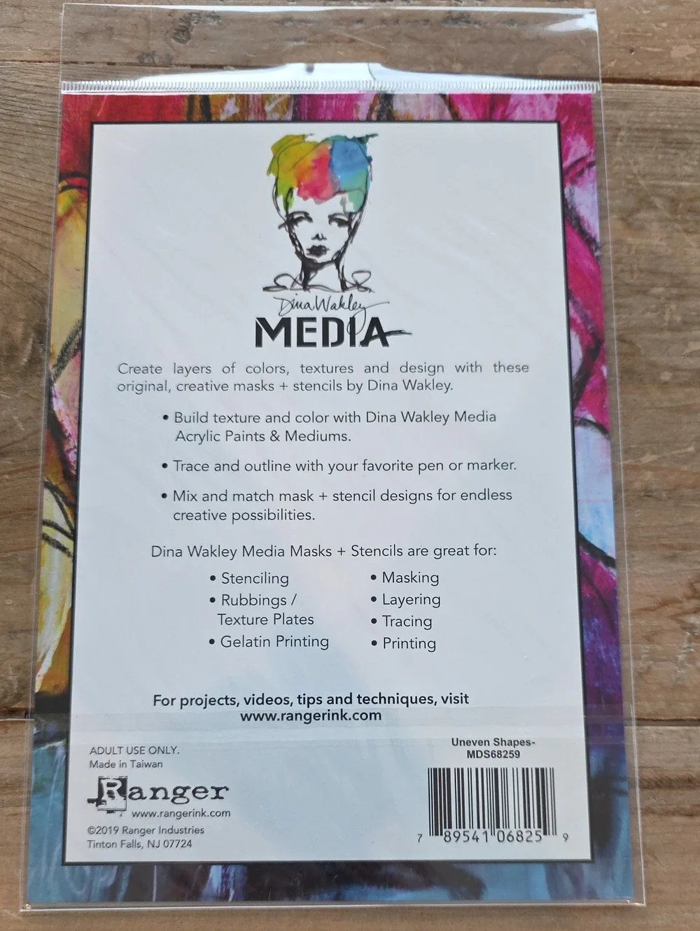 Dina Wakley Media Stencil